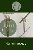 Georg Jensen Sterling Sølv Slagter Spisegaffel Moderne Bestik