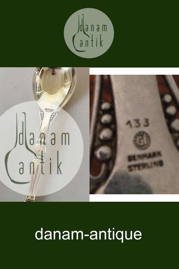 Georg Jensen Sterling Sølv Ornamental Ske No 133