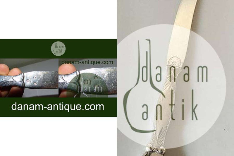 Georg Jensen Sterling Sølv Ornamental Bryllups Kagekniv No 102