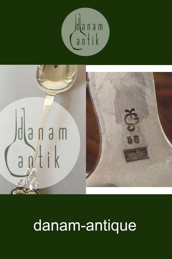 Georg Jensen Sterling Sølv Ornamental Serveringsske No 58