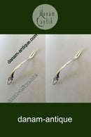 Georg Jensen Sterling Silver Ornamental Cold Meat Fork No 21