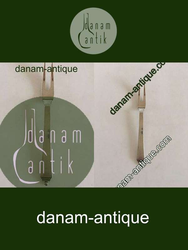 Georg Jensen Pyramide Sterling Sølv Asiegaffel No 146