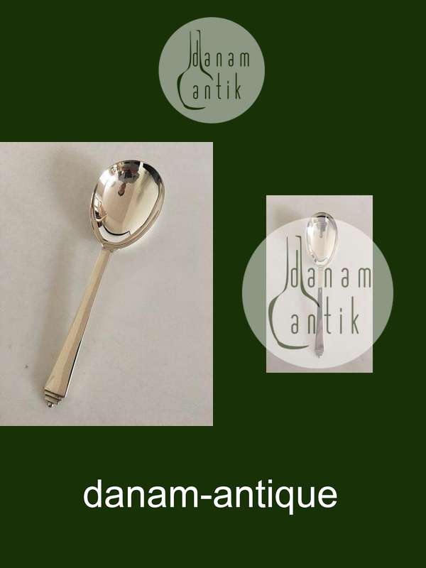 Georg Jensen Sterling Sølv Pyramide Serveringsske No 115 Lille