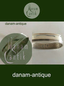 Georg Jensen Sterling Sølv Pyramide Stor Servietring No 22D