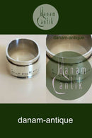 Georg Jensen Sterling Sølv Pyramide Servietring No 22