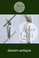 Georg Jensen Pyramide Sterling Sølv Middagsgaffel No 012