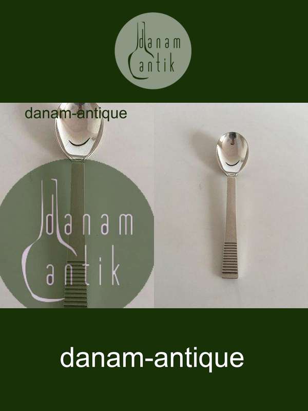 Georg Jensen Sterling Sølv Relief Barneske / Stor Te Ske No 031