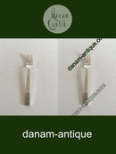 Georg Jensen Sterling Silber Relief-Mittagsgabel Nr. 022A