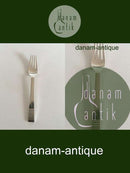 Georg Jensen Sterling Sølv Relief Stor Spisegaffel No 002A