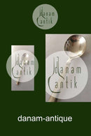 Georg Jensen Sterling Sølv Blok Lille Serveringsske