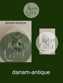 Royal Copenhagen Porzellanknopf mit handgemaltem Musikermotiv