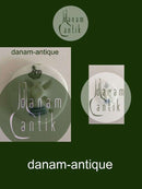 Royal Copenhagen Porcelænsknap med Håndmalet Blomstermotiv