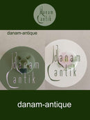 Royal Copenhagen Porcelænsknap med Håndmalet Blomstermotiv