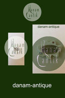 Royal Copenhagen Hvid Hjerte Broche af porcelæn og Anton Michelsen Sterling Sølv