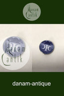 Royal Copenhagen brosche i porcelæn.