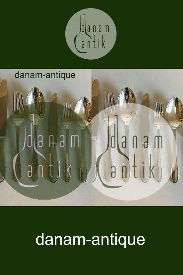 Georg Jensen Sterling Silber Kugelbesteck für 12 Personen, 84 Teile