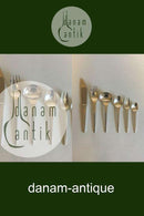 Georg Jensen Caravel Sterling Sølv Vintage sæt 72 dele til 12 personer