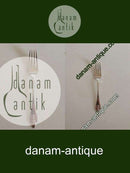 Georg Jensen Akkeleje Sterling Sølv Frokostgaffel No 022