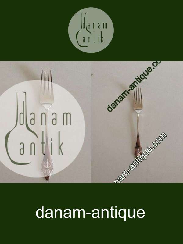 Georg Jensen Akkeleje Sterling Sølv Frokostgaffel No 022