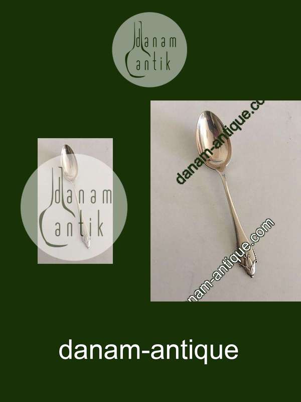 Georg Jensen Akkeleje Sterling Sølv Dessertske No 021