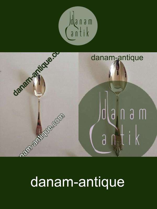 Georg Jensen Akkeleje Sterling Sølv Spiseske No 001