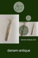 Georg Jensen Sterling Sølv 'Bernadotte' kødgaffel No 143