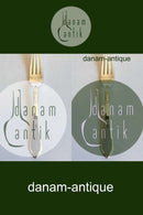 Georg Jensen Antik Sterlingsilber-Mittagsgabel Nr. 022