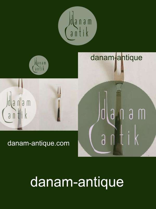 Georg Jensen Sterling Sølv Blok Asiegaffel No 47