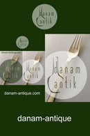 Georg Jensen Sterling Sølv Blok  Frokostgaffel No 022