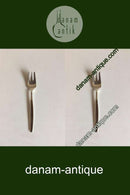 Georg Jensen Cypres Sterling Sølv Kagegaffel No 043