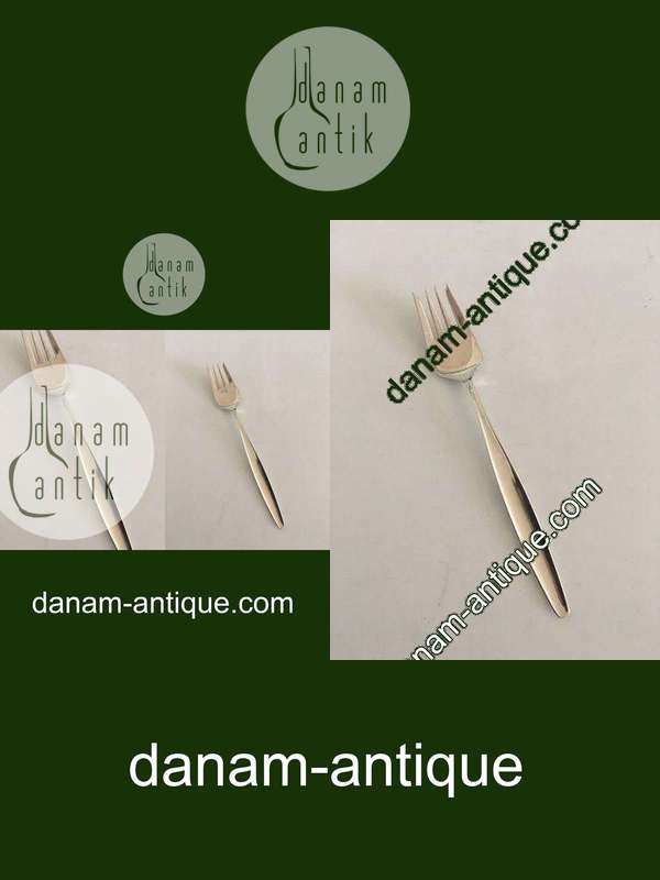 Georg Jensen Cypres Sterling Sølv Salatgaffel/Fiskegaffel No 041/061