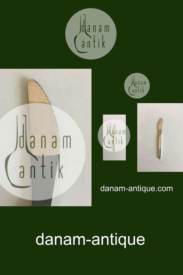 Georg Jensen Sterling Silver Cypress Luncheon Knife with Grill Blade No 024