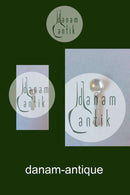 Georg Jensen Sterling Sølv Dobbeltriflet Saltske No 176