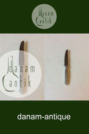 Georg Jensen Dronning Rejsekniv Sterling Sølv og Stål No 187