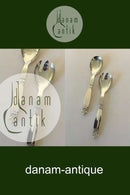 ジョージ ジェンセン スターリングシルバー クイーン サラダセット No 134