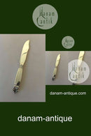 Georg Jensen Sterling Silver Dronning Kagekniv i Helsølv No 68