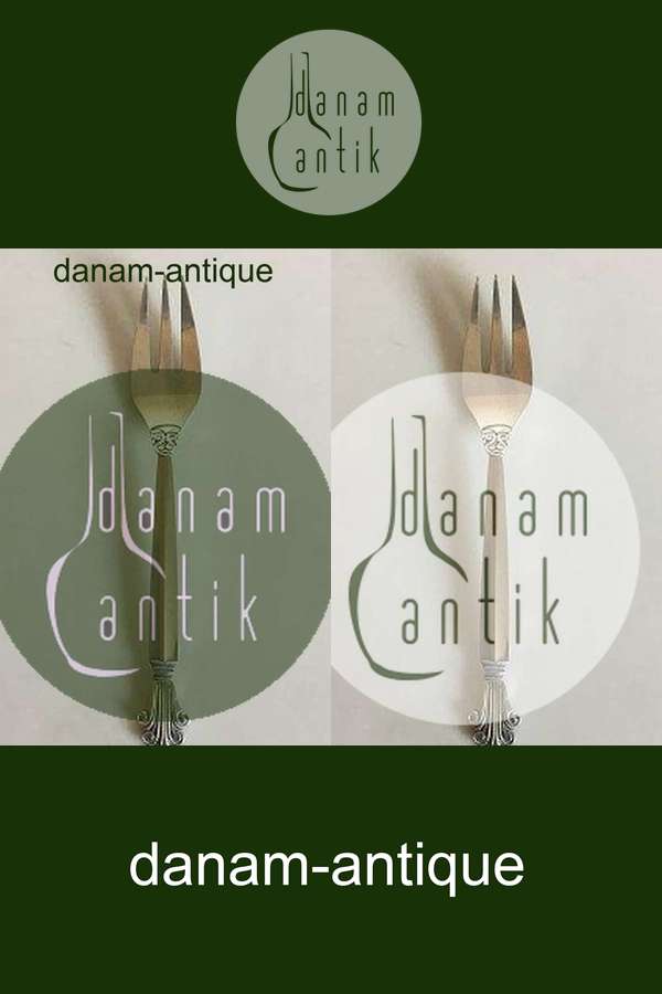 Georg Jensen Sterling Sølv Dronning Fiskegaffel No 061