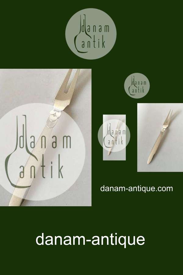 Georg Jensen Sterling Sølv Kaktus Kødgaffel No 143