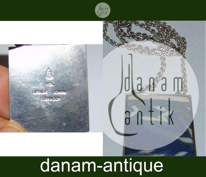 Mogens Bjørn-Andersen Sterling Sølv Smykke med Stor Sten