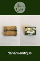 David Andersen Norway Broche af Sterling Sølv med Emalje