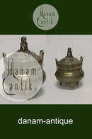 Kinesisk røgelseskar i messing.