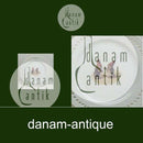 Royal Copenhagen Elf Moller Teller auf Flora Danica Elf mit Ente 1860-1880