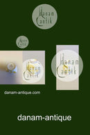 Aluminia Weihnachtsherz in Gelb