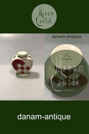 Aluminia Julehjerte i rødt