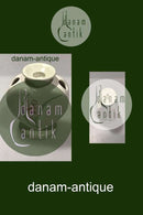 Royal Copenhagen Christmas Heart vase with floral decoration.