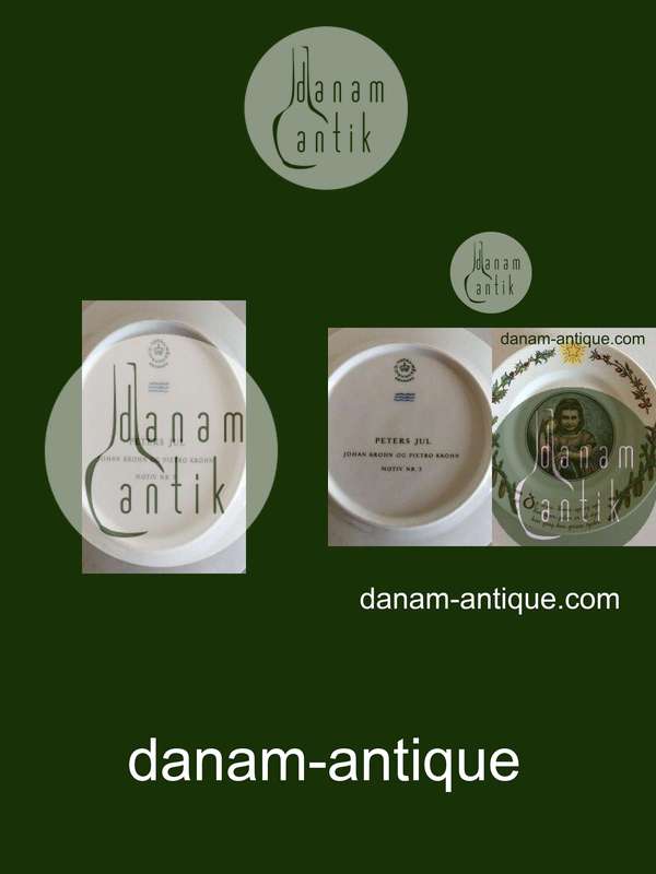 Royal Copenhagen Peters Jul Tallerken Motiv no. 3.