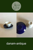 Rørstrand Blå Eld / Blue Fire コーヒーカップ＆ソーサー