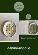 Aluminia Golden Rain (Goldregen) Ovale Schale Nr. 10/214