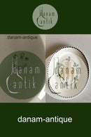 Aluminia Golden Rain (Goldregen) Ovale Schale Nr. 10/210