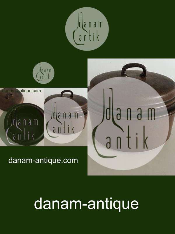 Arabia Stentøj. Ruska Lågfad, Stor.